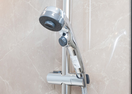 ストップ付シャワーヘッド