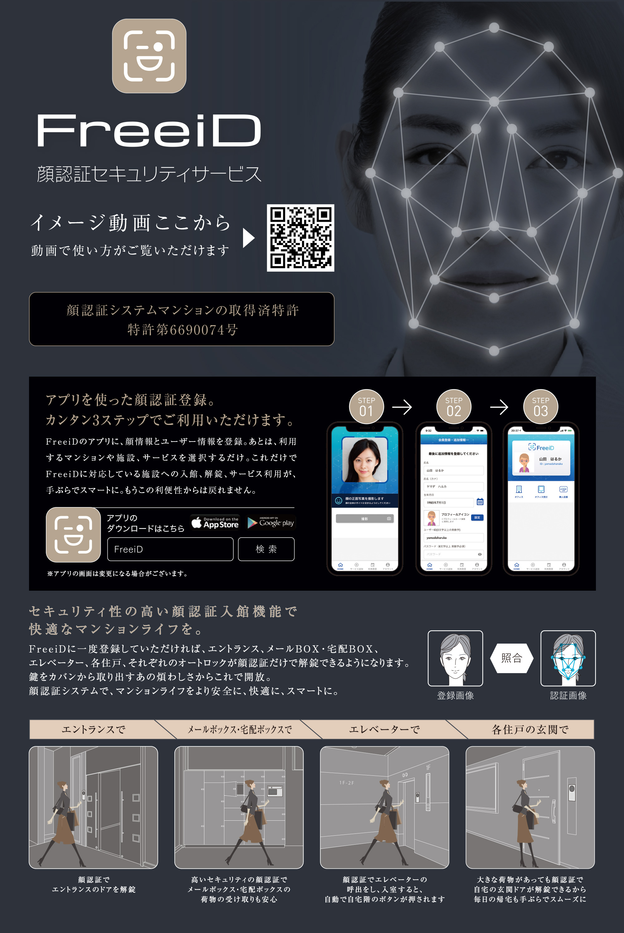 Free ID 顔認証セキュリティサービス