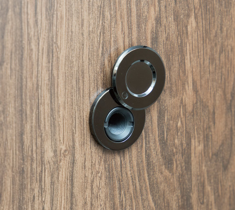 フタ付ドアスコープ