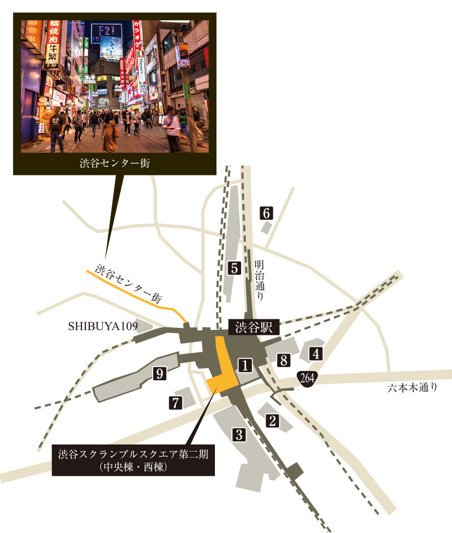 渋谷マップ